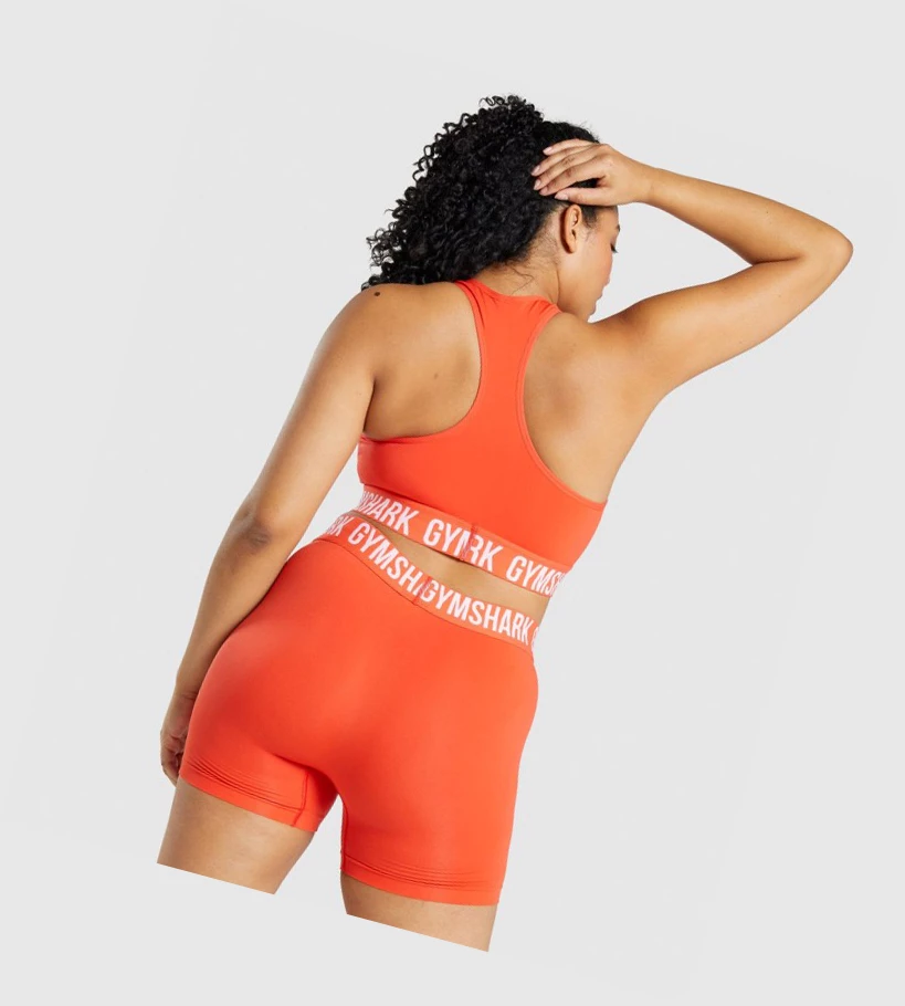 Gymshark Fit Seamless Sports Bh Dame Oransje | CYZFNS164