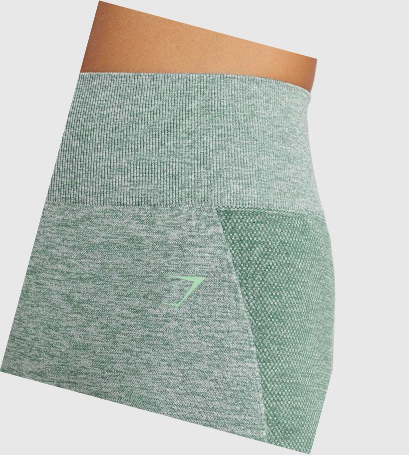 Gymshark Flex Cycling Shorts Dame Grønn | DWXOJS291