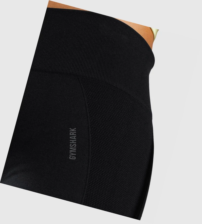 Gymshark Flex Cycling Shorts Dame Svarte Grå | HZCMQB136