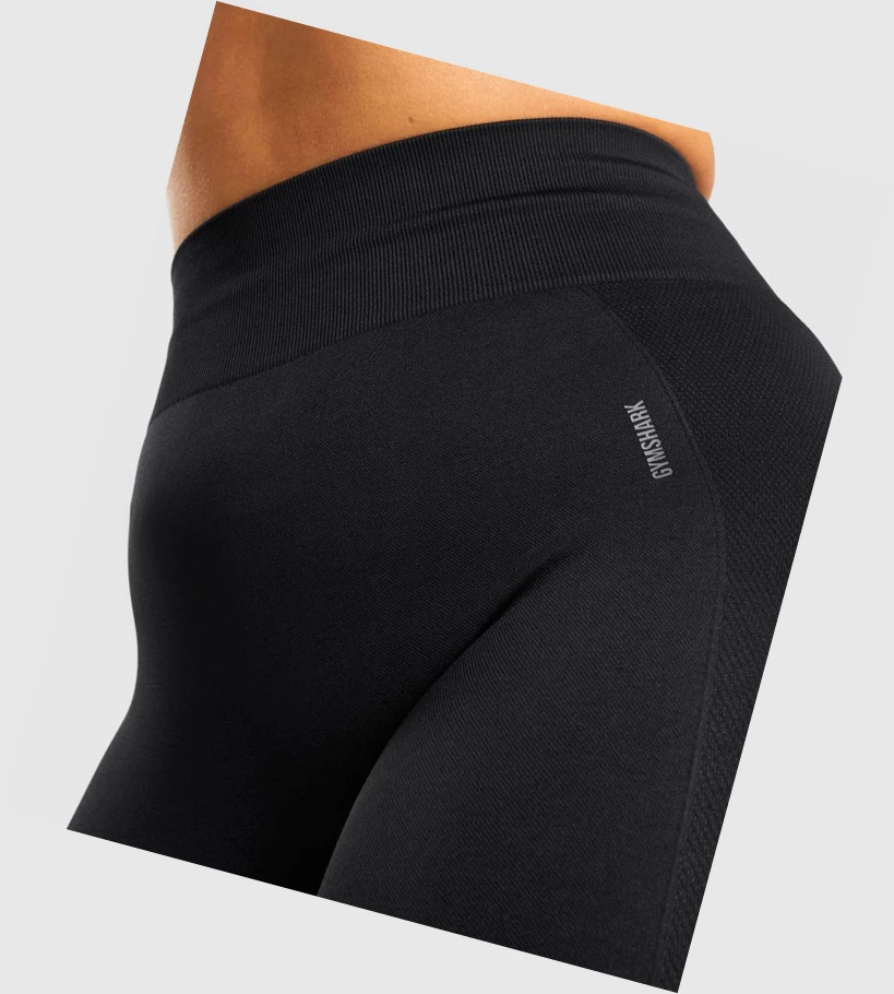 Gymshark Flex High Waisted Leggings Dame Svarte Grå | WAICDR321