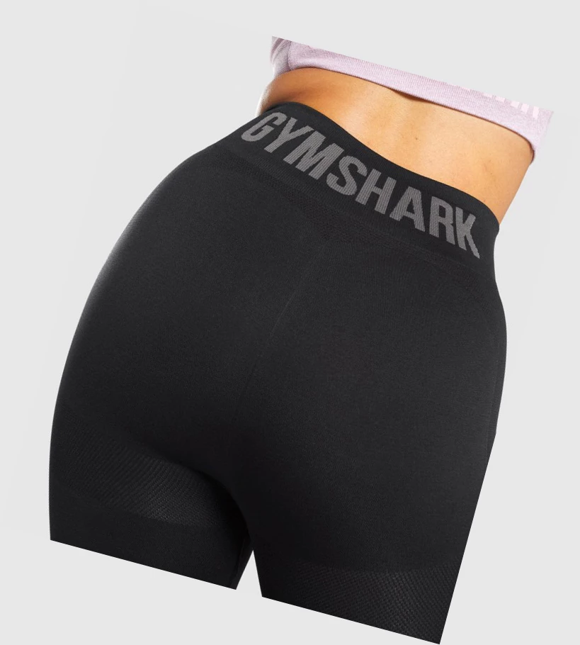 Gymshark Flex High Waisted Leggings Dame Svarte Grå | WAICDR321