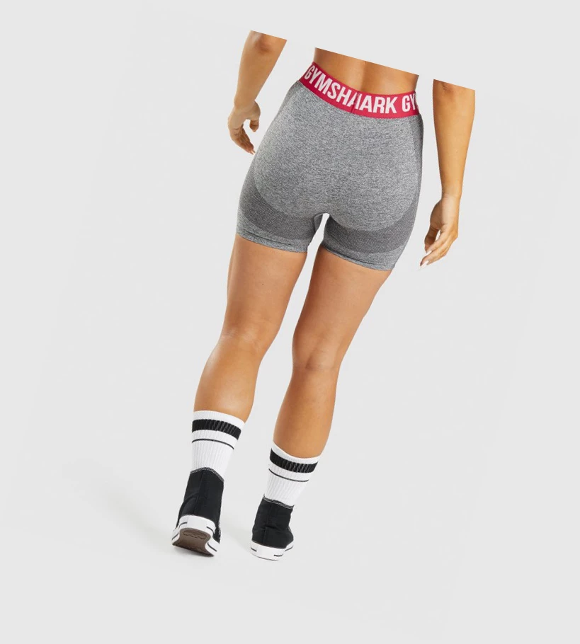 Gymshark Flex Shorts Dame Grå | SVMQFZ285