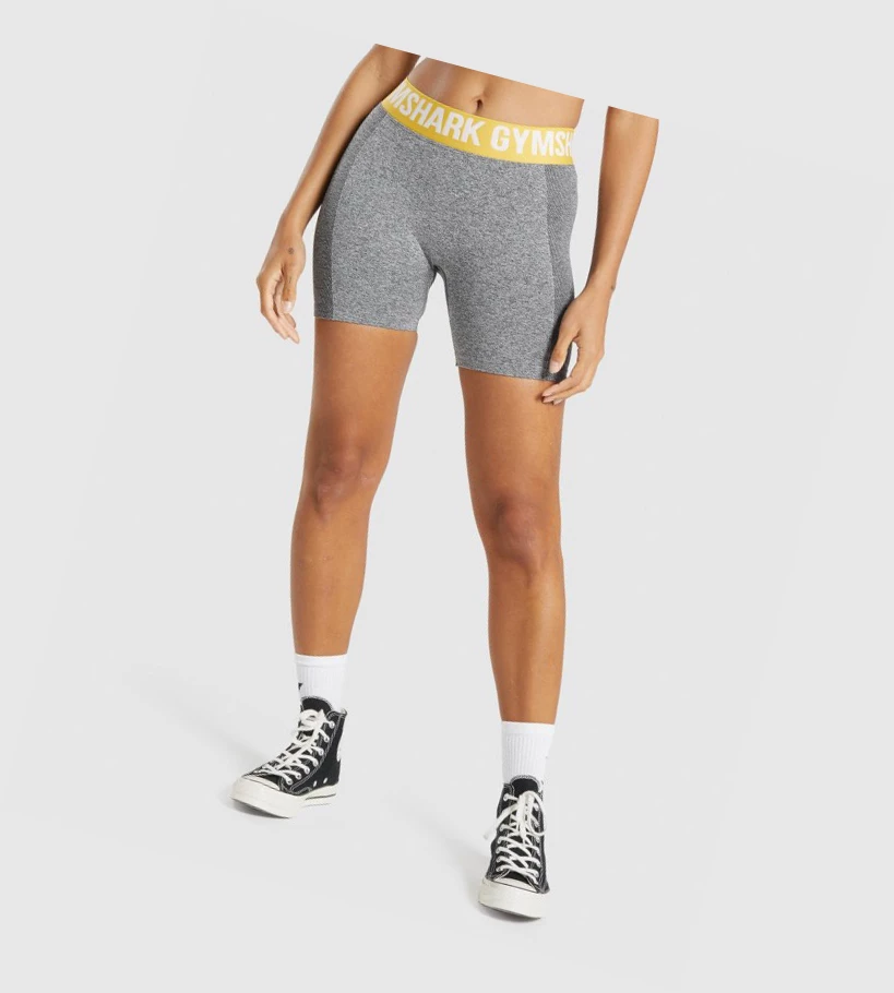 Gymshark Flex Shorts Dame Grå | USGTZO063