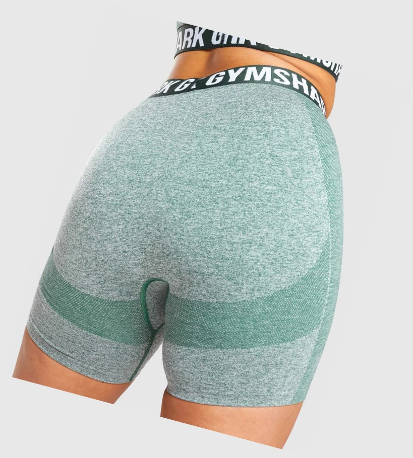 Gymshark Flex Shorts Dame Mørke Grønn | CFQDMI641