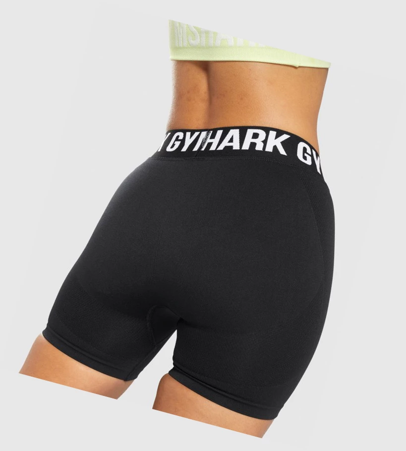 Gymshark Flex Shorts Dame Svarte | BLSPQK273