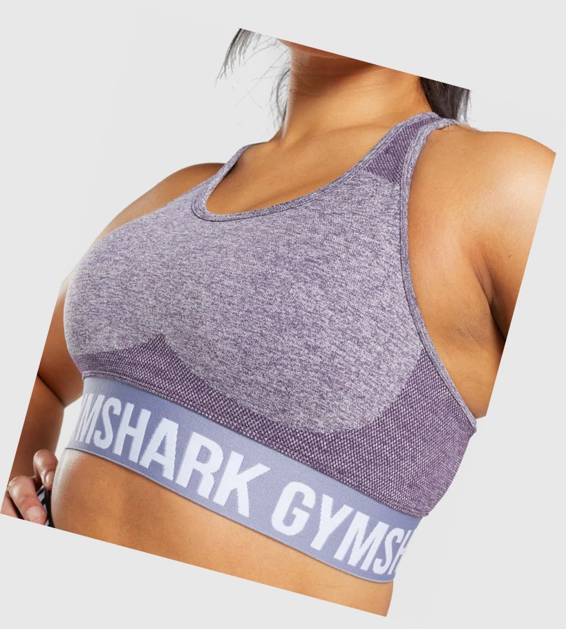 Gymshark Flex Sports Bh Dame Lilla | BVNSCF723