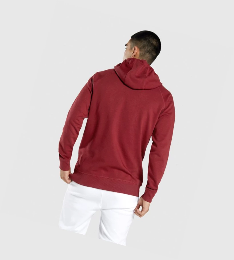 Gymshark GSLC Collegiate Klær Herre Burgunder | VPFKCH034