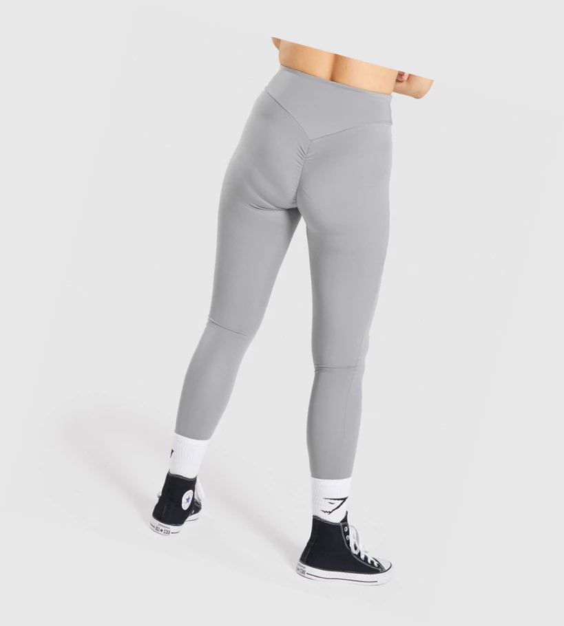 Gymshark GS Power High Waisted Leggings Dame Grå | OATDMB501