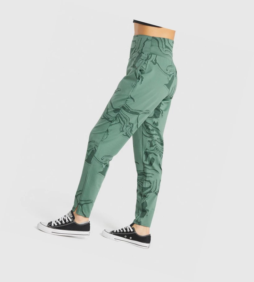 Gymshark GS Power Joggebukser Dame Grønn | PRCGUH452