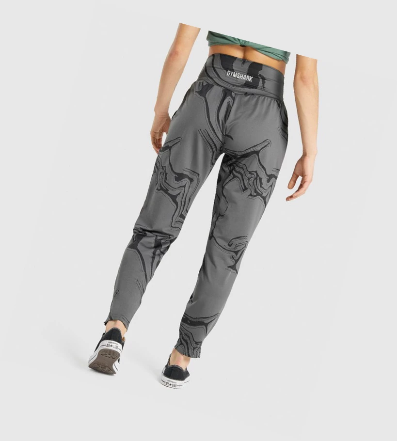 Gymshark GS Power Joggebukser Dame Svarte | OVXQJF048