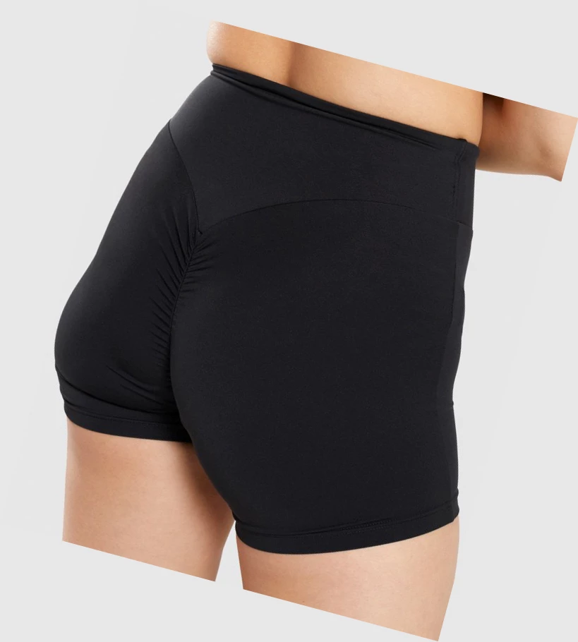 Gymshark GS Power Shorts Dame Svarte | GOTKVD021