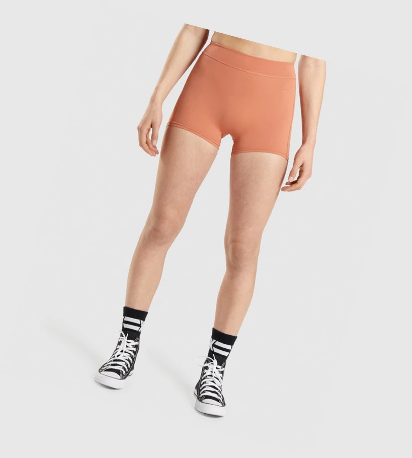 Gymshark KK Fit Shorts Dame Oransje | APCOQN962