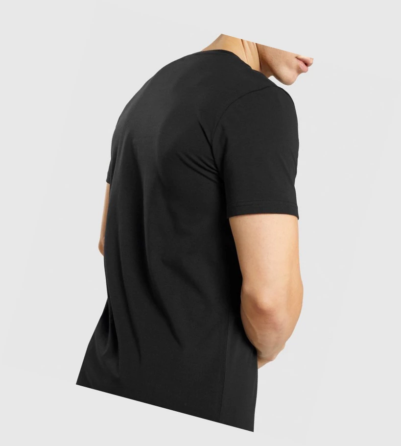 Gymshark Legacy T-skjorte Herre Svarte Hvite | SMPGNC493