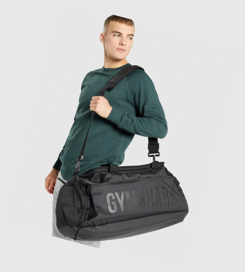 Gymshark Lifting Club Gym Veske & Ryggsekk Herre Svarte | NZRTMH478