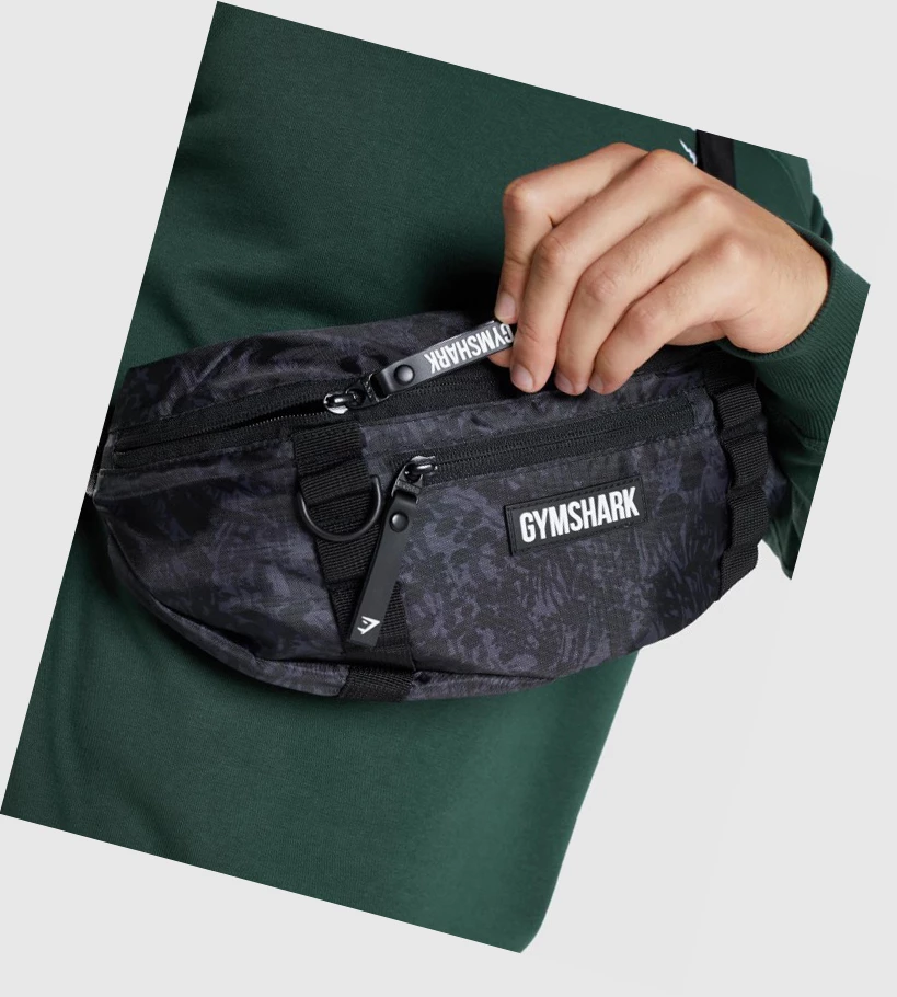 Gymshark Manimal Sling Veske & Ryggsekk Dame Svarte | JFPCKU307