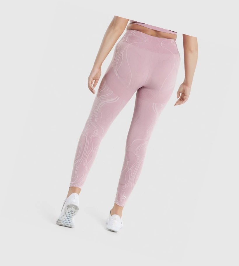 Gymshark Mercury Seamless High Waisted Leggings Dame Lyse Lilla | YBXTEU736