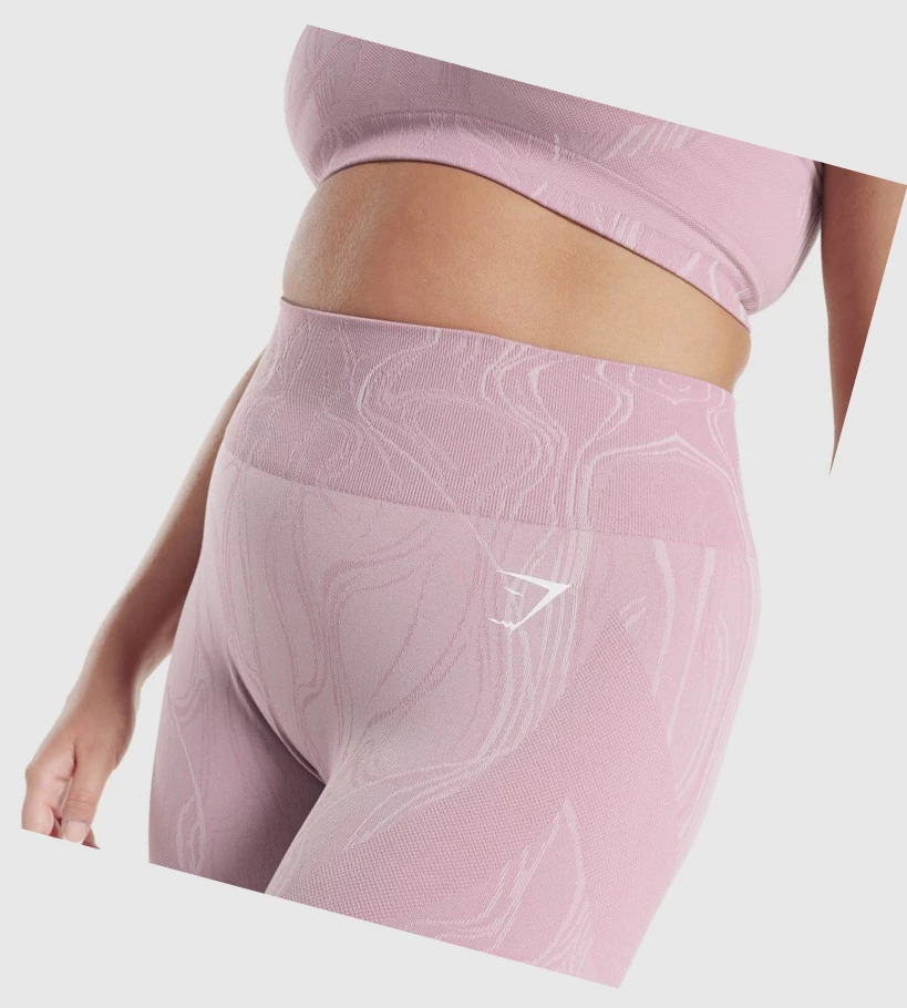 Gymshark Mercury Seamless High Waisted Leggings Dame Lyse Lilla | YBXTEU736