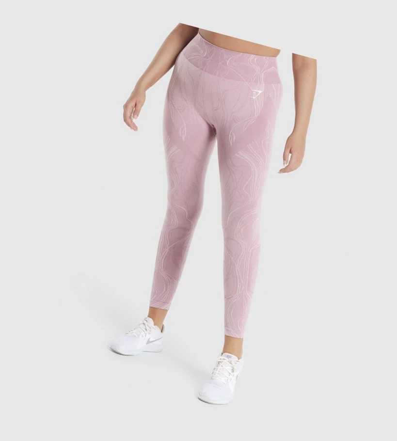 Gymshark Mercury Seamless High Waisted Leggings Dame Lyse Lilla | YBXTEU736