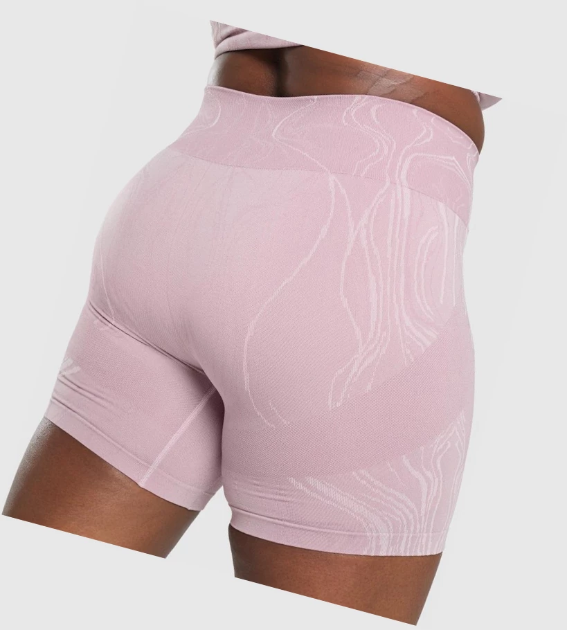 Gymshark Mercury Seamless Shorts Dame Lyse Lilla | HLIJVW693