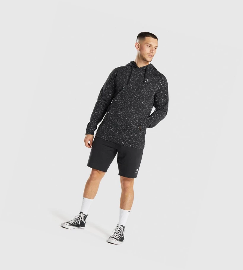 Gymshark Micro Print Klær Herre Svarte | JKPNOH683