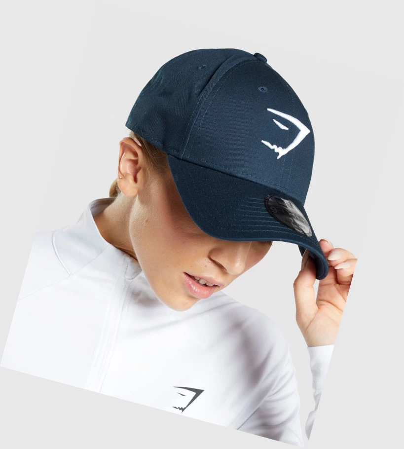 Gymshark New Era 9FORTY Adjustable Headband Dame Blå | NSGQDI018