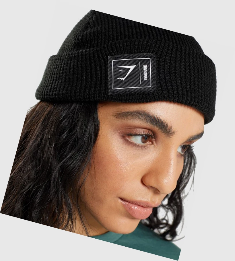 Gymshark New Era Fishermans Beanie Headband Herre Svarte | WNGOZQ063