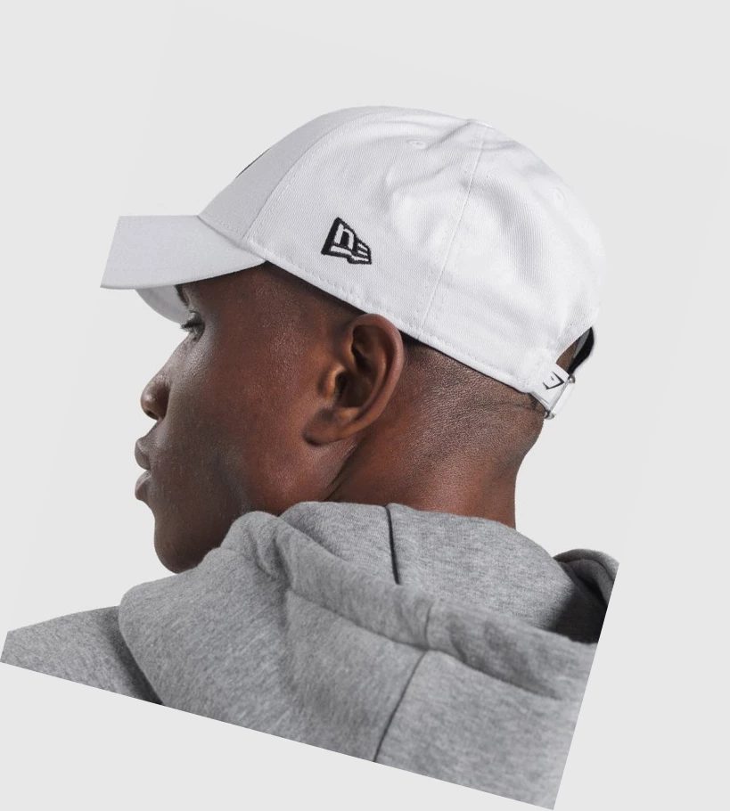 Gymshark New Era Legacy 9Forty Headband Dame Hvite | DQCEPK894