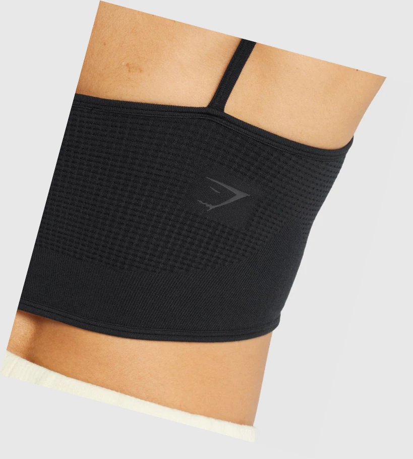 Gymshark Pause Bralette Undertøy Dame Svarte | KOTRIQ742