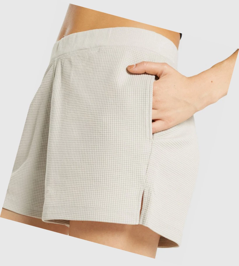 Gymshark Pause Loose Shorts Dame Grå | HUOEZY745