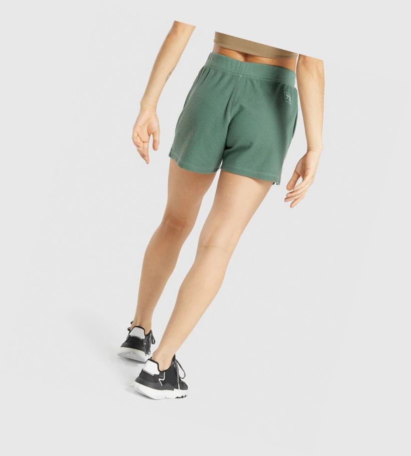 Gymshark Pause Loose Shorts Dame Grønn | XFYGWE795