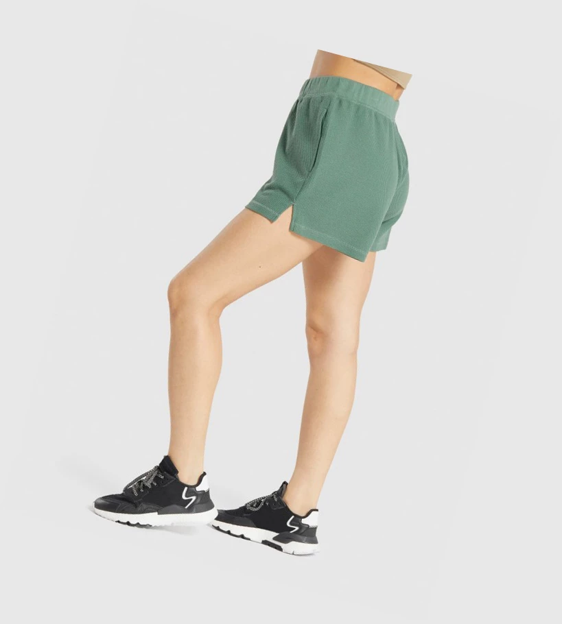 Gymshark Pause Loose Shorts Dame Grønn | XFYGWE795