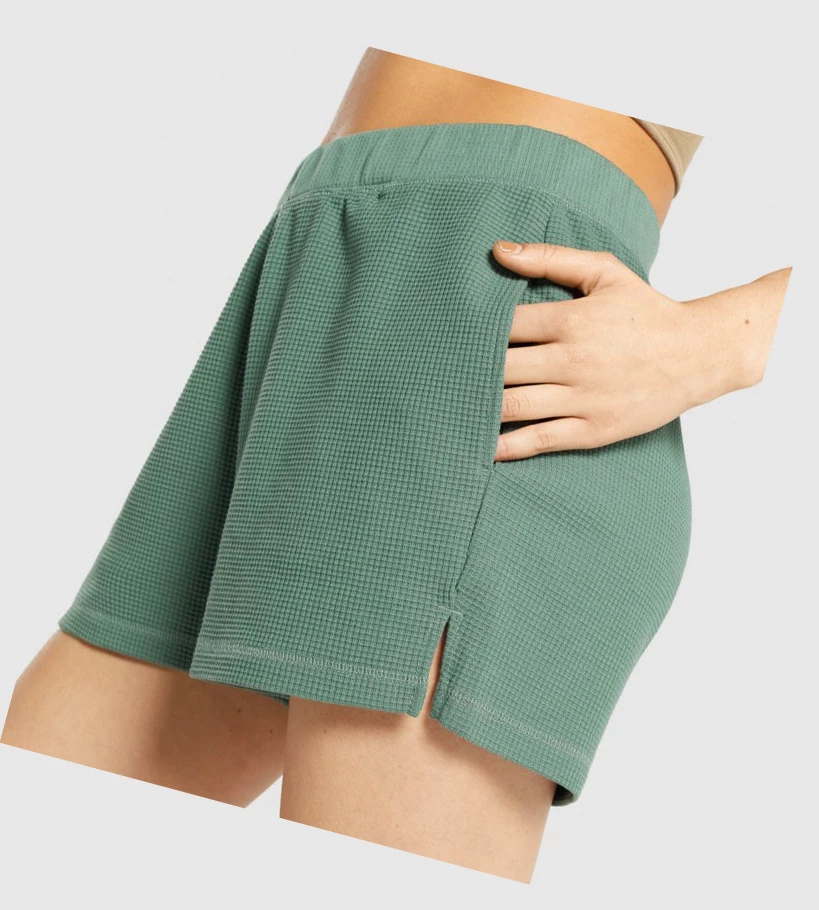 Gymshark Pause Loose Shorts Dame Grønn | XFYGWE795