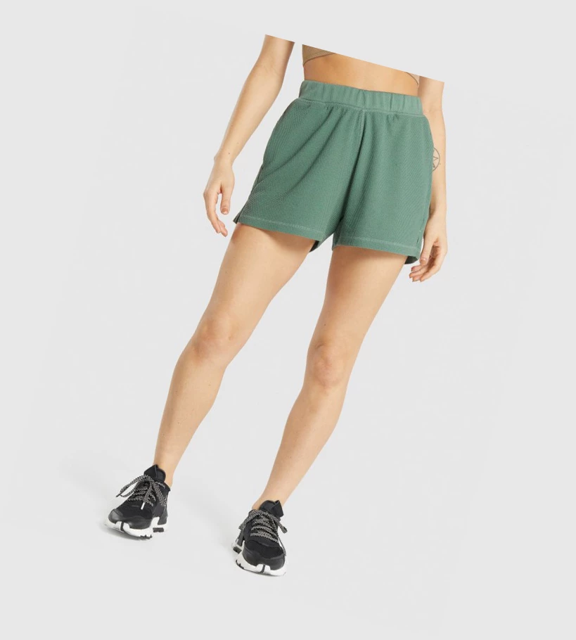 Gymshark Pause Loose Shorts Dame Grønn | XFYGWE795