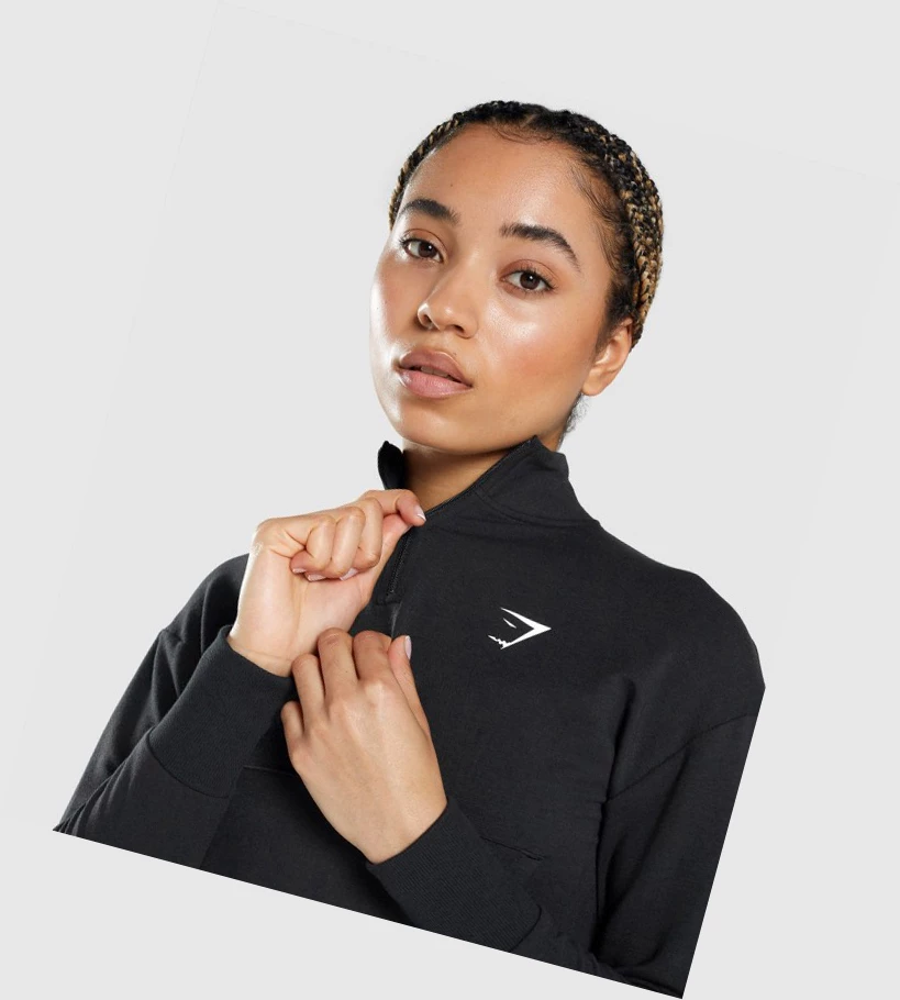 Gymshark Pippa Trenings Klær Dame Svarte | QMBKFC305