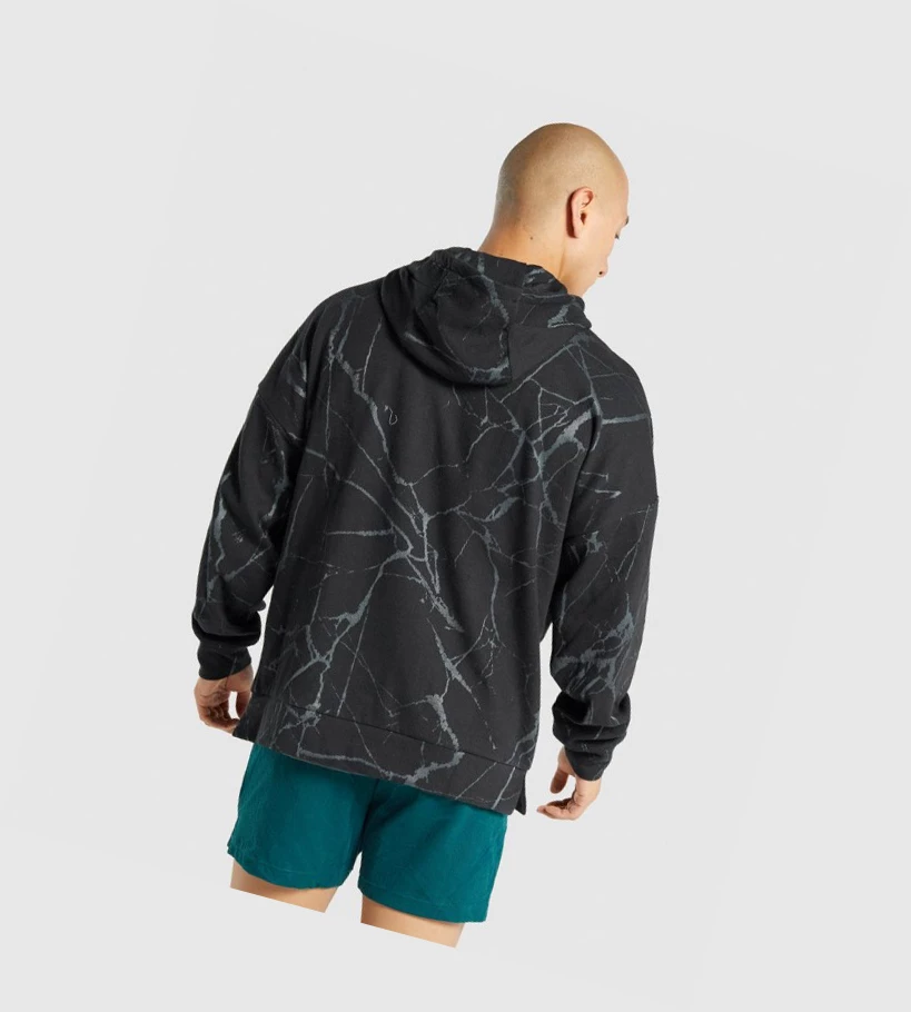 Gymshark Power Zip Up Klær Herre Svarte | HBNYJP867