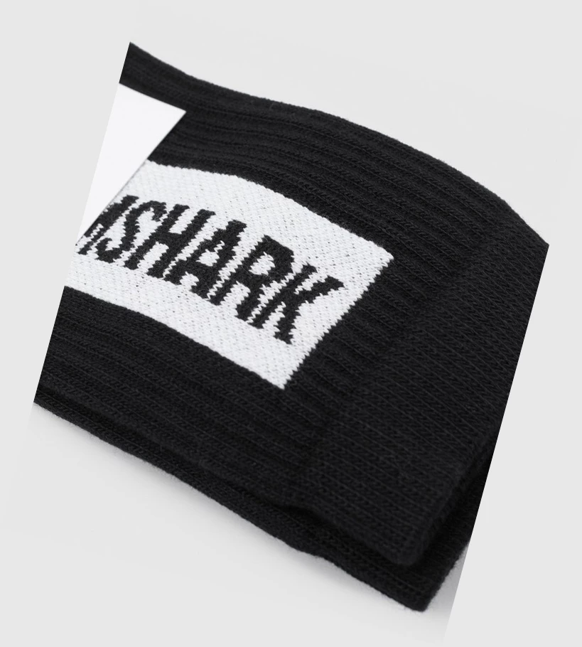 Gymshark Premium (1pk) Sokker Herre Svarte | BJGXCI832