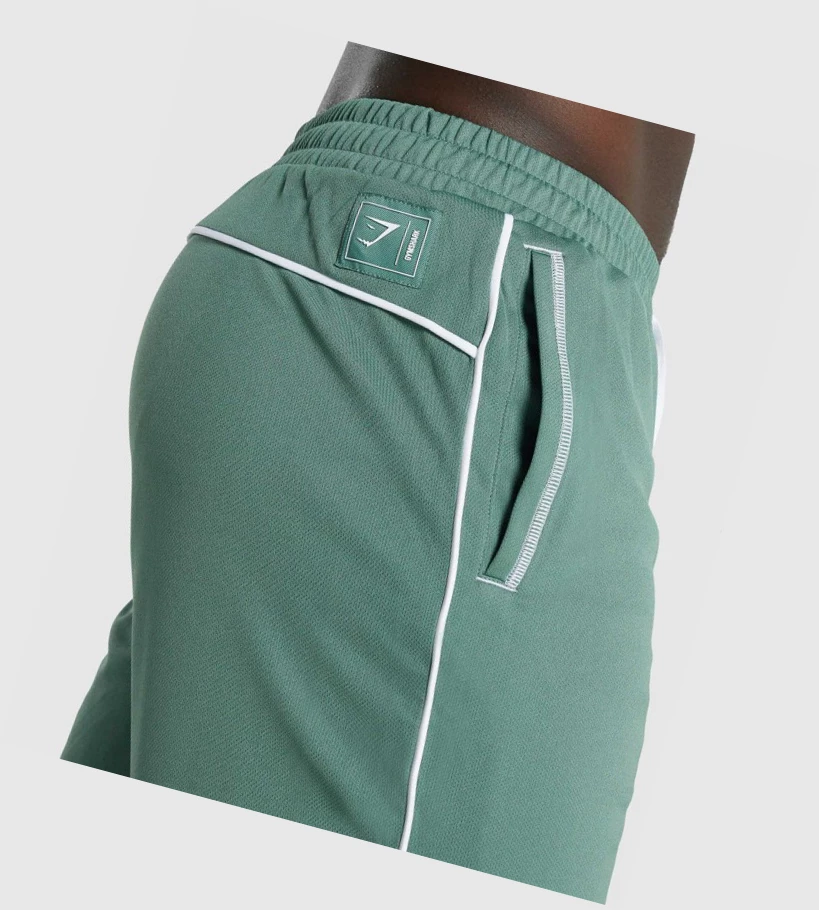 Gymshark Recess Basketball Shorts Herre Grønn | ADWKSM809