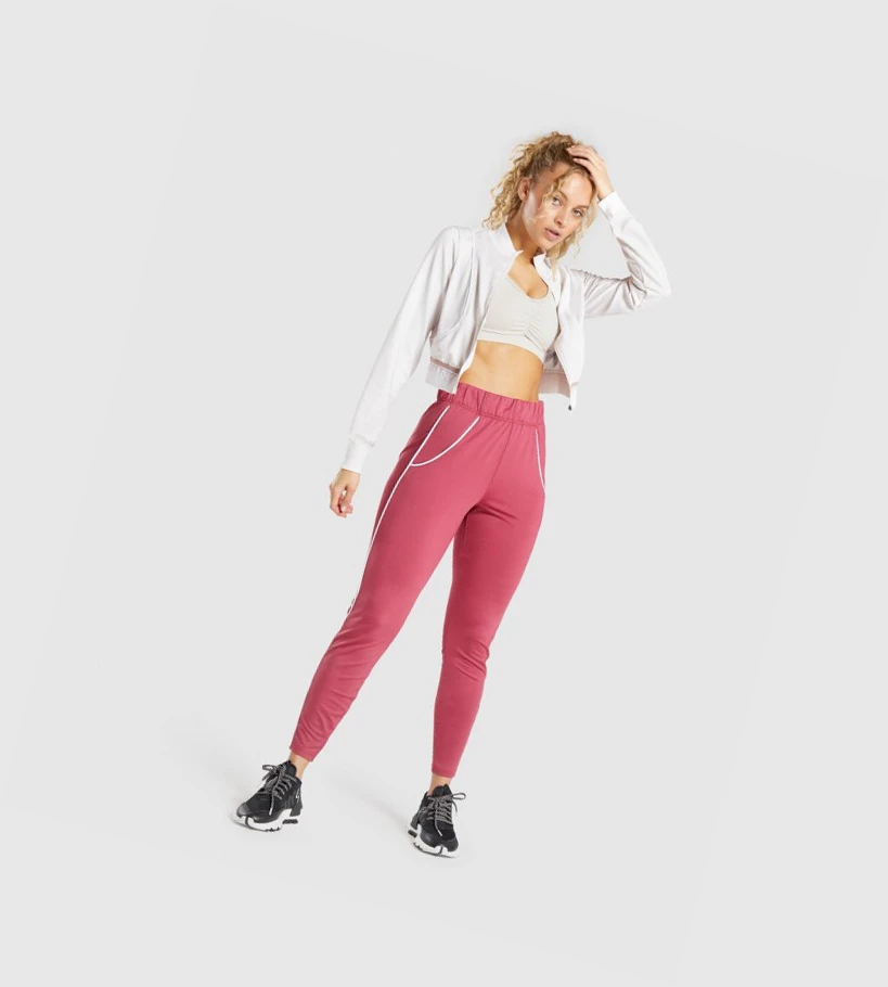 Gymshark Recess Joggebukser Dame Rosa | YQFHSB801