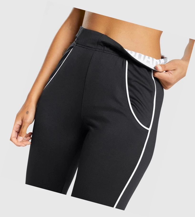 Gymshark Recess Joggebukser Dame Svarte | LCNUMK154