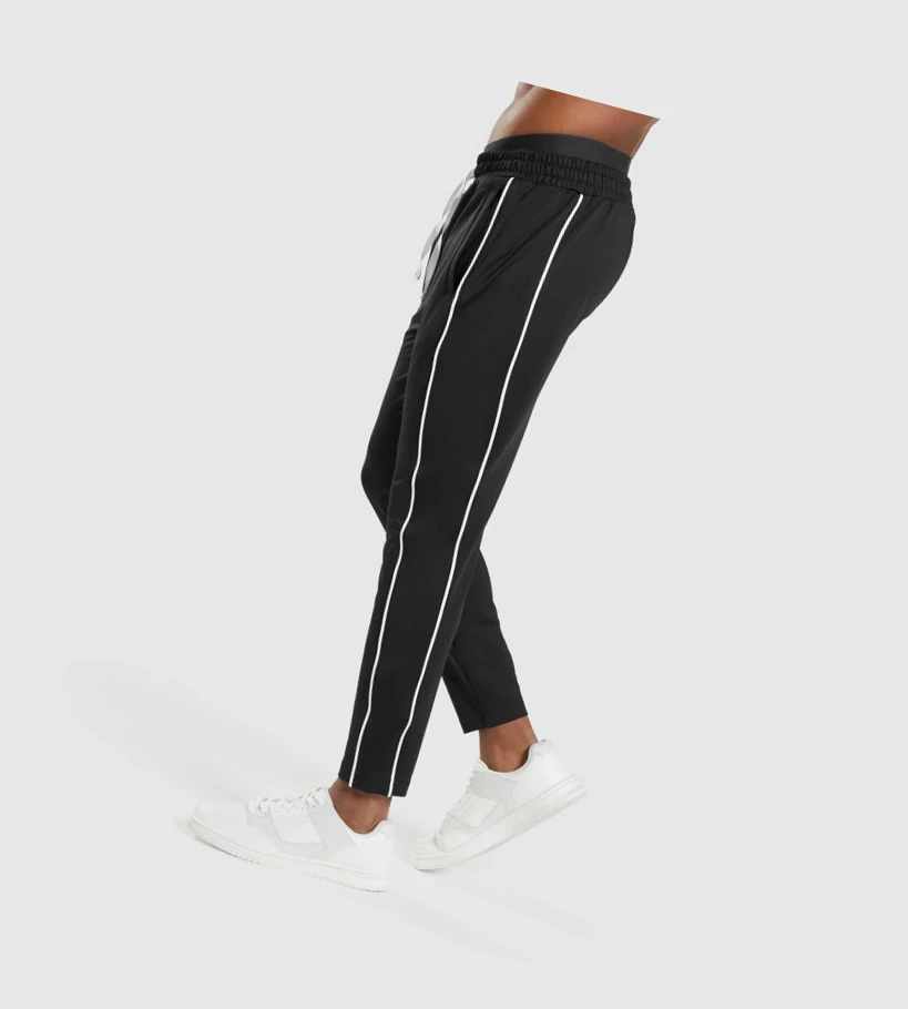 Gymshark Recess Joggebukser Herre Svarte Hvite | QGZCLK082