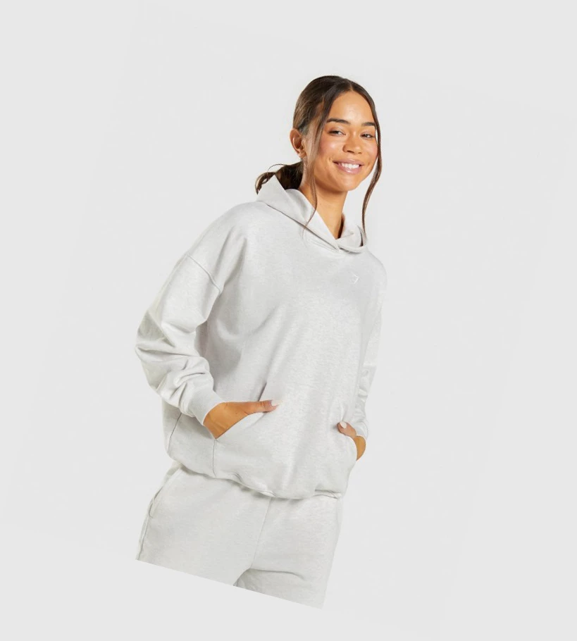 Gymshark Rest Day Sweats Klær Dame Hvite | MBEGRD891