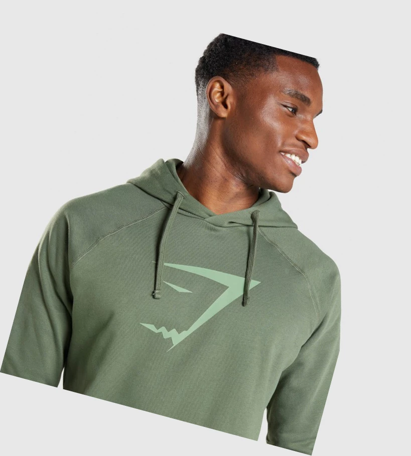 Gymshark Sharkhead Infill Klær Herre Grønn | OIETPF246