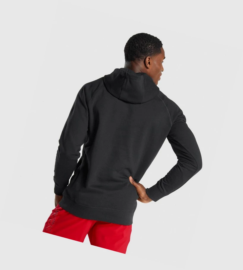 Gymshark Sharkhead Infill Klær Herre Svarte | AVCMIR910