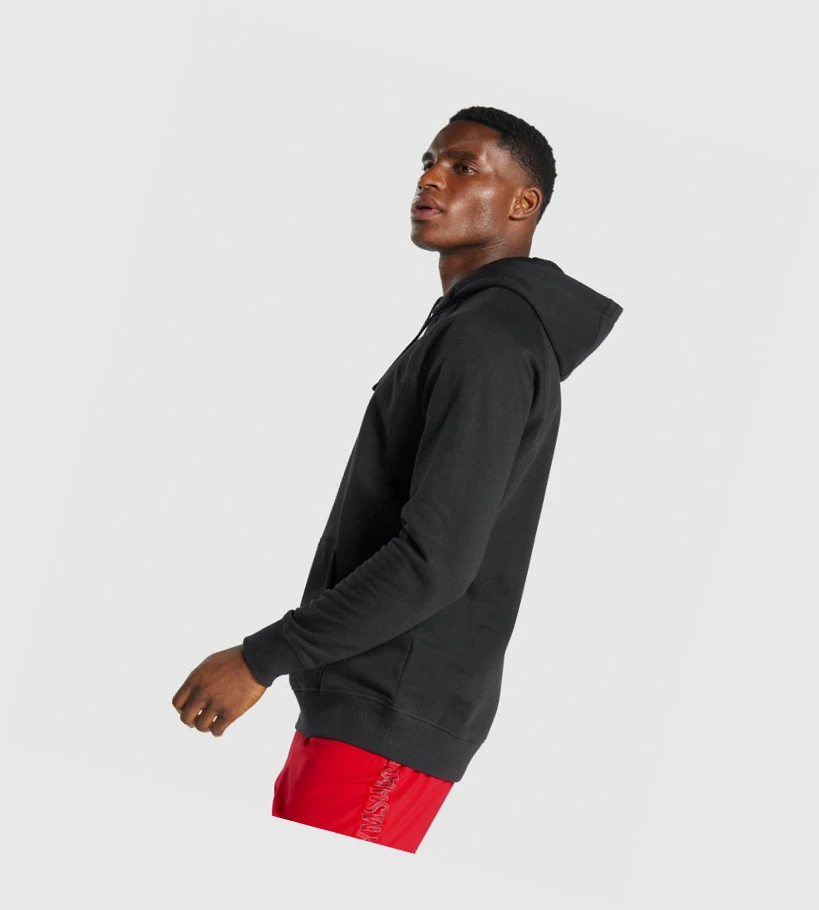 Gymshark Sharkhead Infill Klær Herre Svarte | AVCMIR910