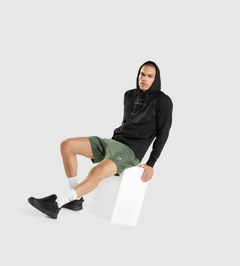 Gymshark Sharkhead Infill Klær Herre Svarte | MHITZQ206