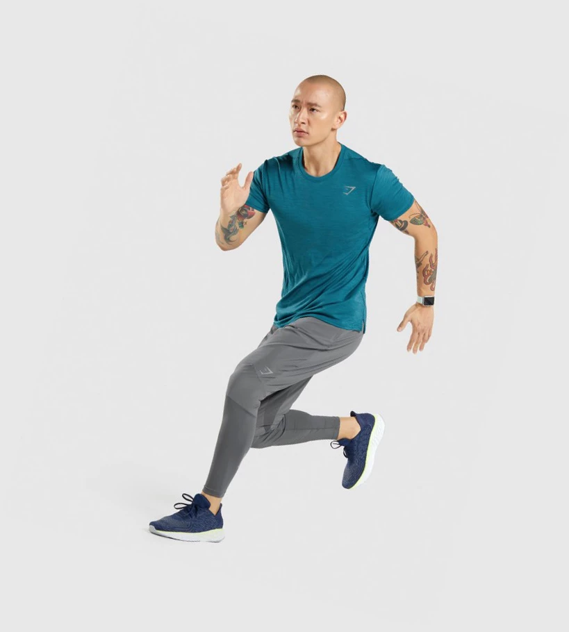 Gymshark Speed Joggebukser Herre Grå | MWGYRX381