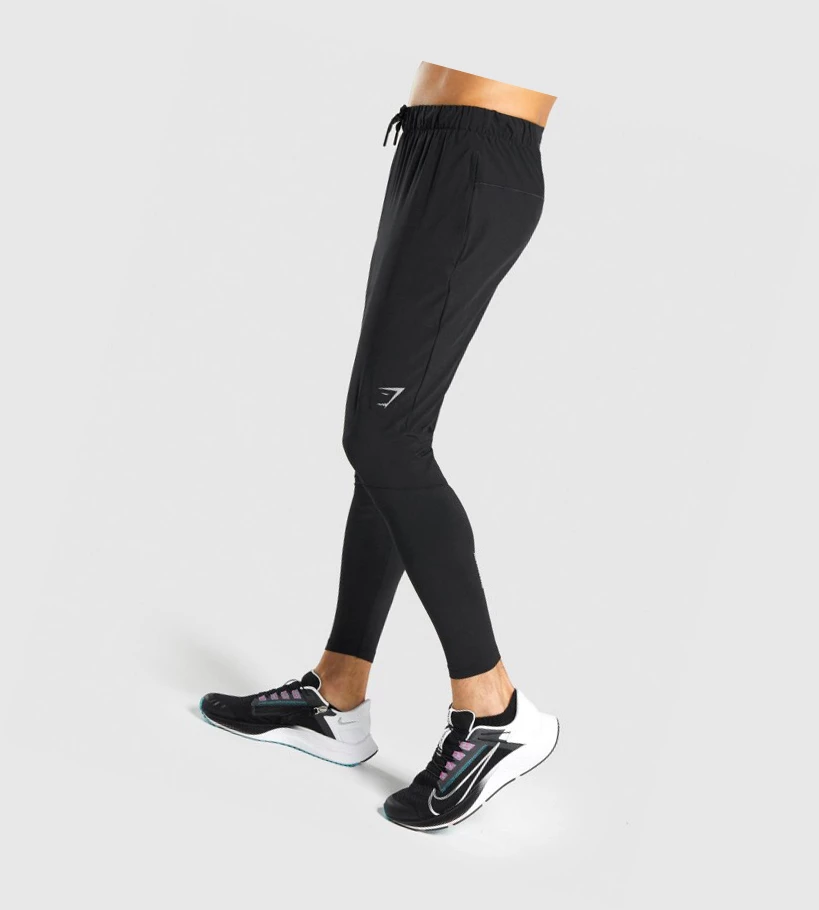 Gymshark Speed Joggebukser Herre Svarte | KRVBNC409