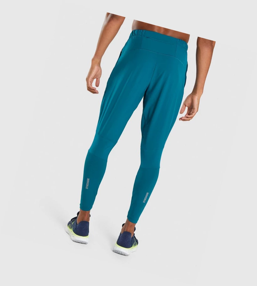 Gymshark Speed Joggebukser Herre Turkis | LSDBQP641