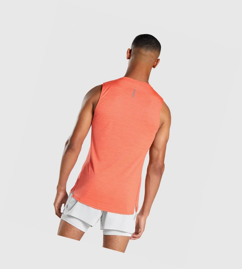 Gymshark Speed Singlet Herre Oransje | BQDZLH342