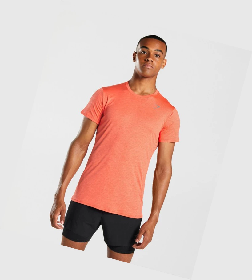 Gymshark Speed T-skjorte Herre Oransje | JVTAYQ874